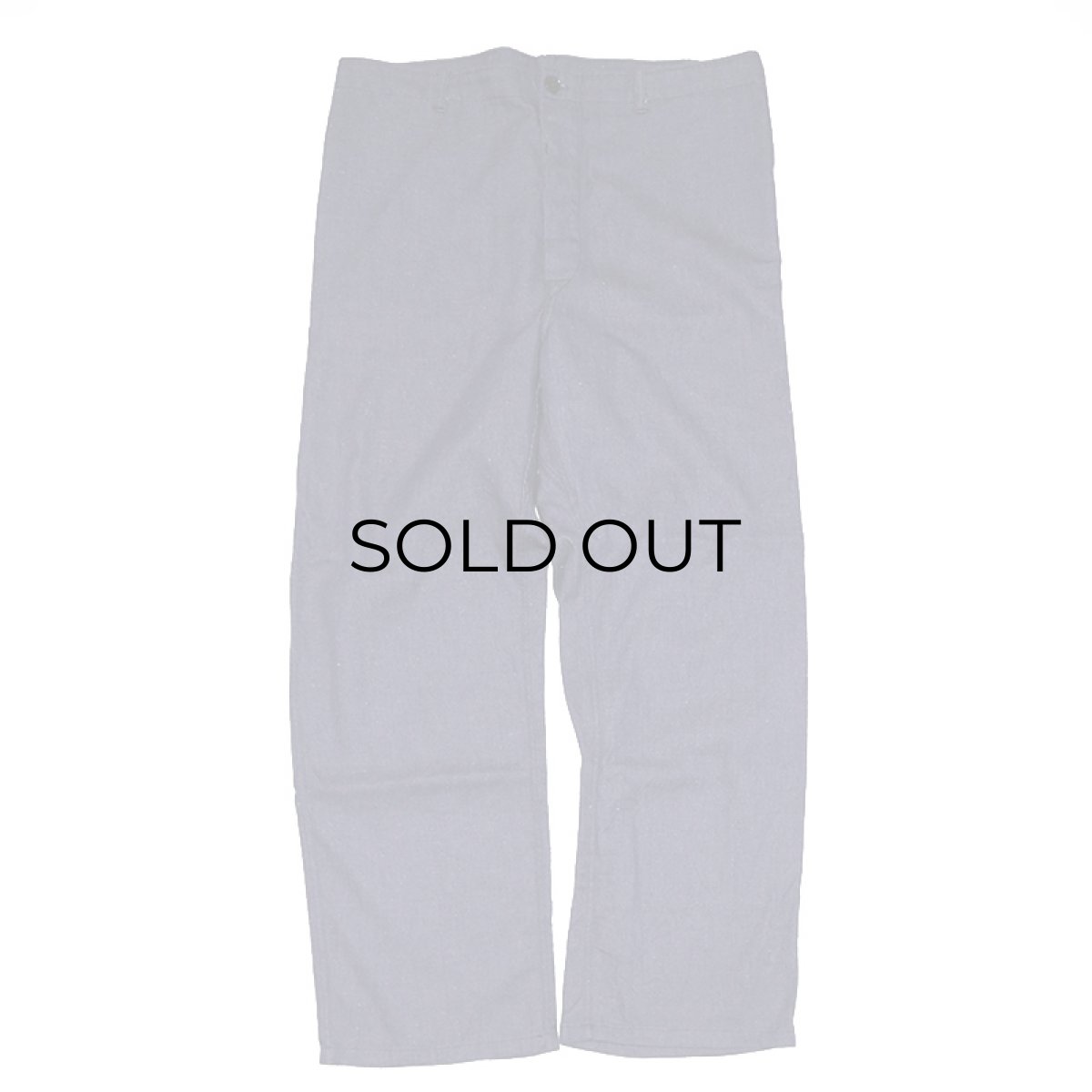 画像2: OLD UNKNOWN BRAND Lt.Oz DENIM GERMAN WORK PANTS　【W37 x L29 程度】 (2)