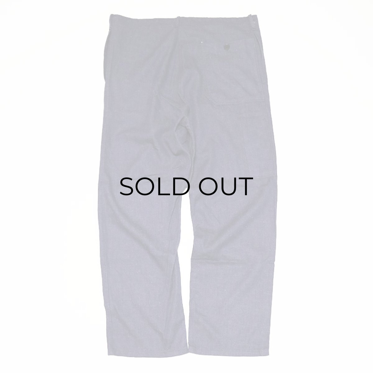 画像4: OLD UNKNOWN BRAND Lt.Oz DENIM GERMAN WORK PANTS　【W37 x L29 程度】 (4)