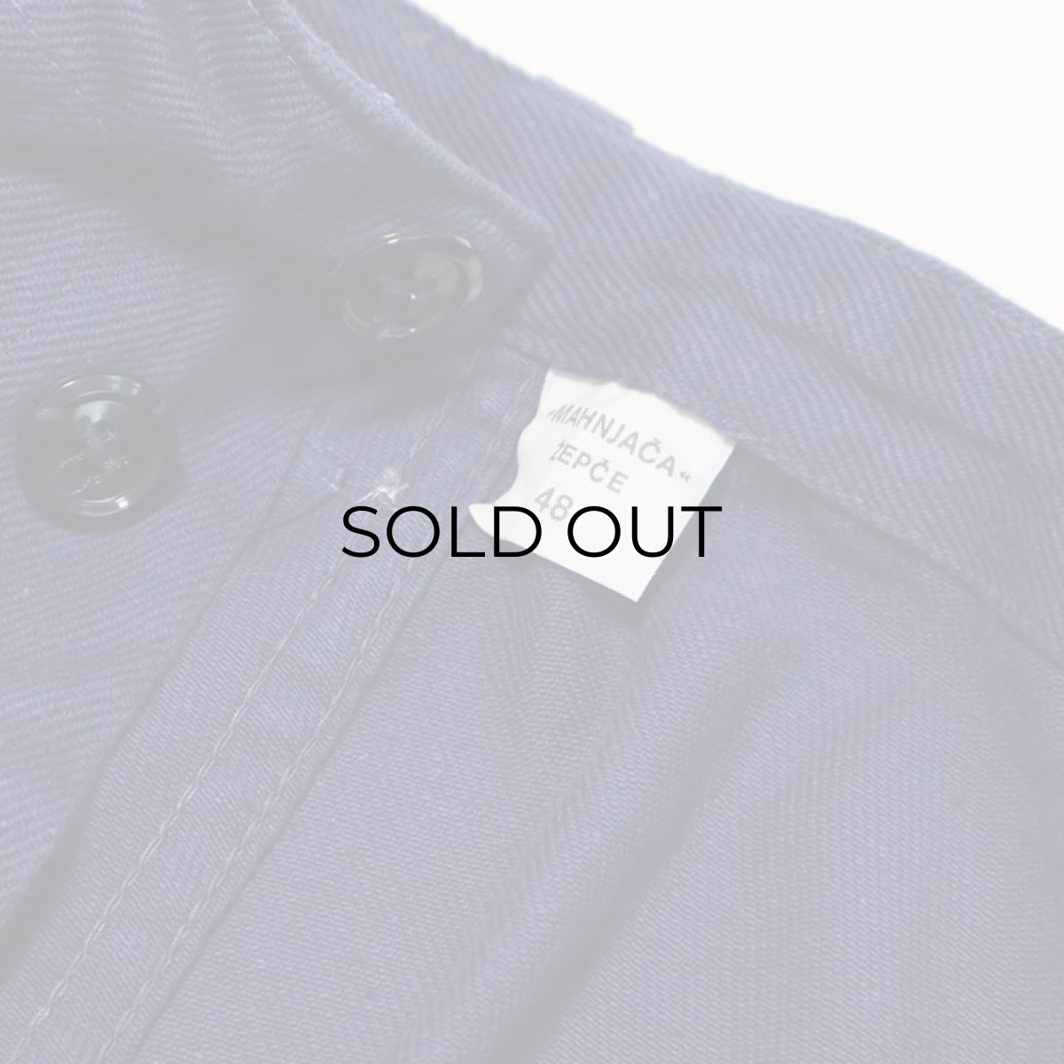 画像6: OLD UNKNOWN BRAND COTTON TWILL EURO WORK PANTS　【W32 x L28 程度】 (6)