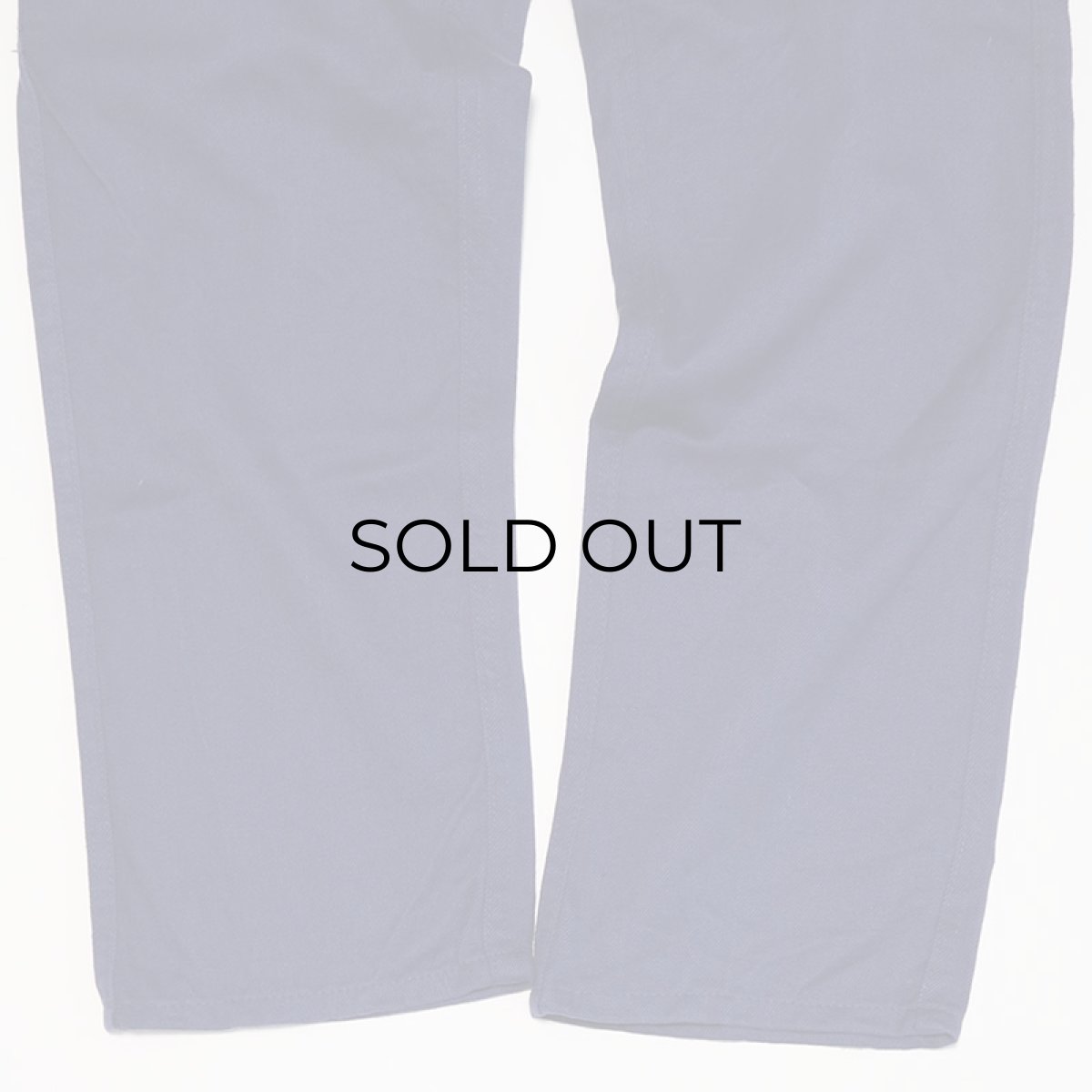 画像7: OLD UNKNOWN BRAND COTTON TWILL EURO WORK PANTS　【W32 x L28 程度】 (7)