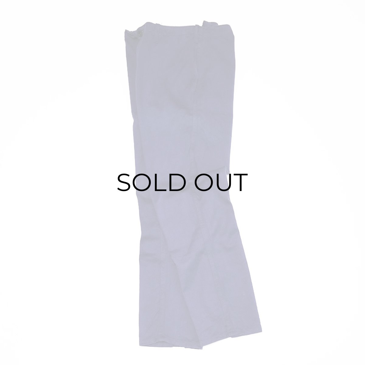 画像3: OLD UNKNOWN BRAND COTTON TWILL EURO WORK PANTS　【W32 x L28 程度】 (3)