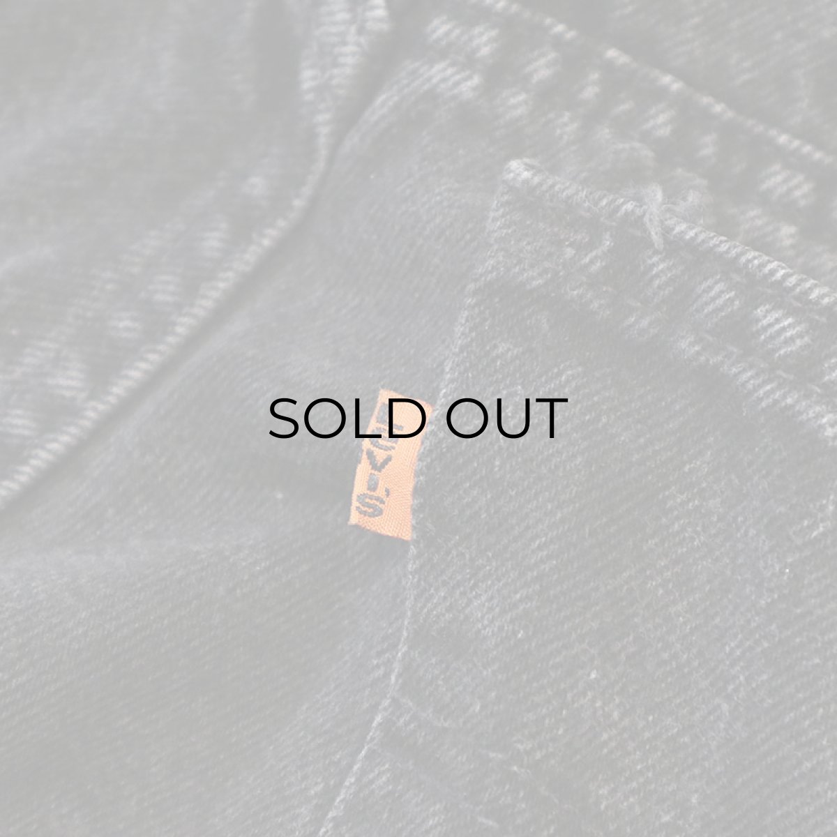 画像7: LEVI'S 550 BLACK DENIM SHORTS "made in USA" 【W30 程度】 (7)