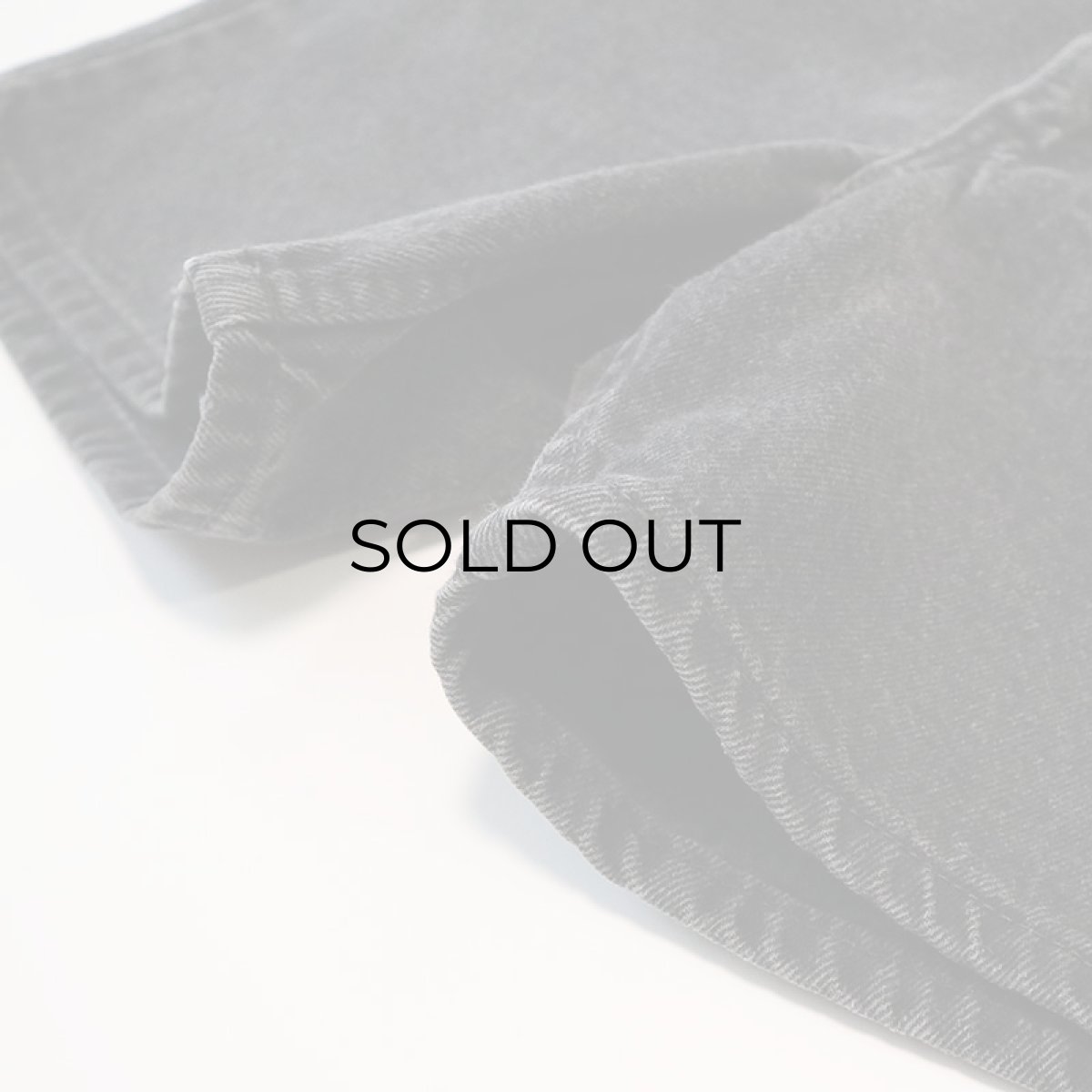 画像8: LEVI'S 550 BLACK DENIM SHORTS "made in USA" 【W30 程度】 (8)