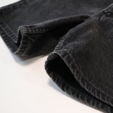 画像8: LEVI'S 550 BLACK DENIM SHORTS "made in USA" 【W30 程度】 (8)