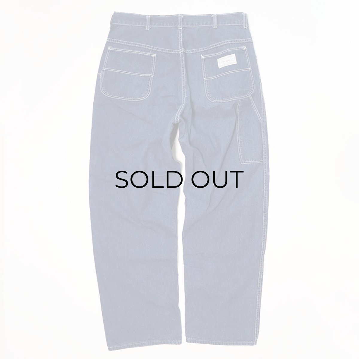 画像4: 80's BIG YANK DENIM PAINTER PANTS 【W36 x L30.5 程度】 (4)