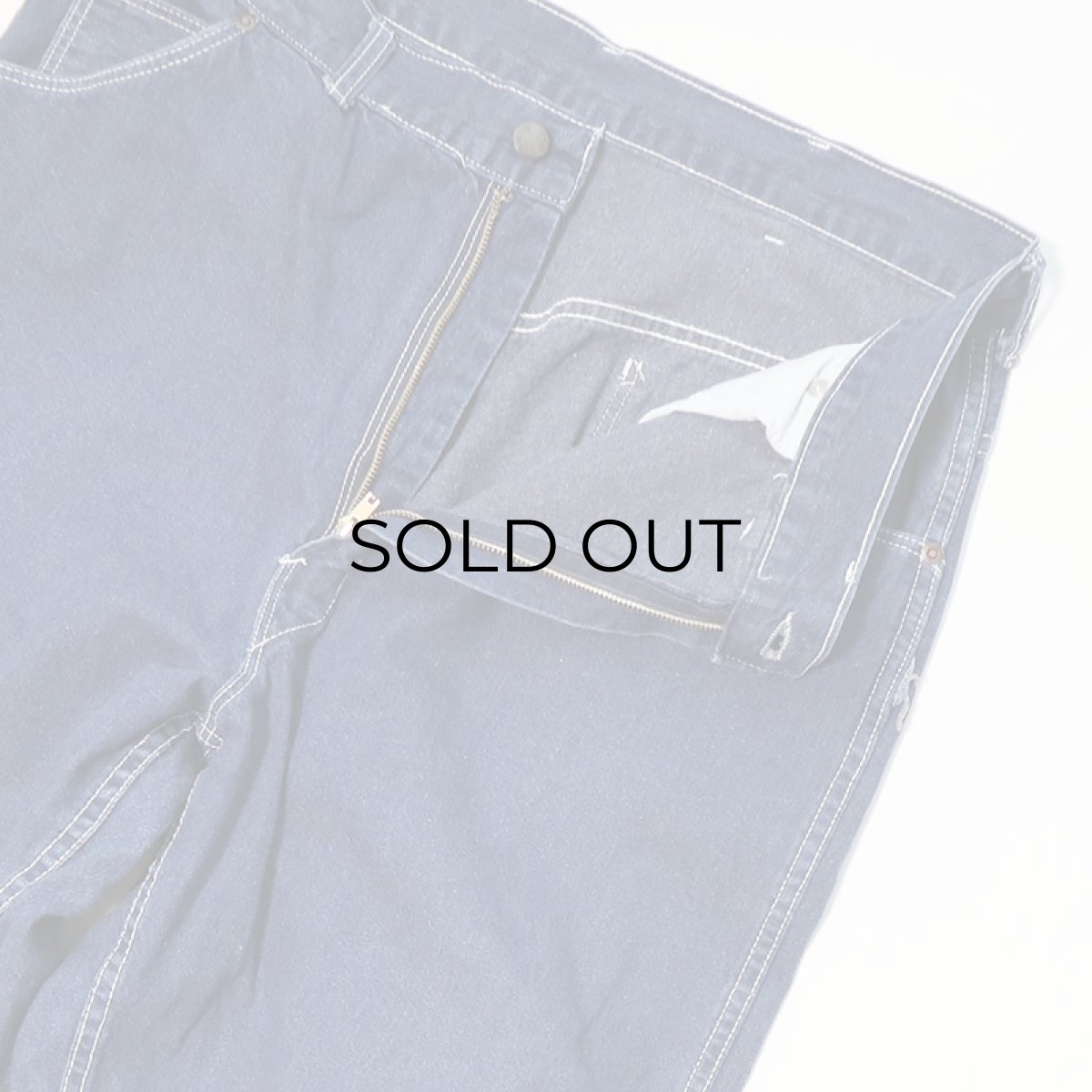 画像5: 80's BIG YANK DENIM PAINTER PANTS 【W36 x L30.5 程度】 (5)