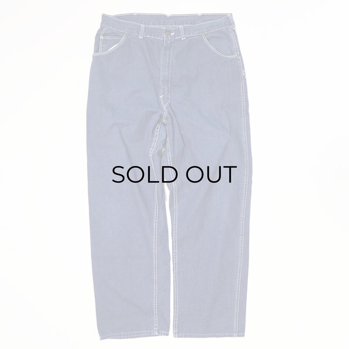 画像2: 80's BIG YANK DENIM PAINTER PANTS 【W36 x L30.5 程度】 (2)