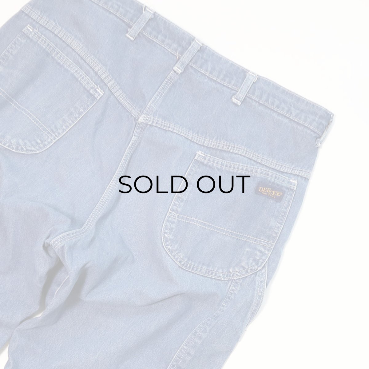 画像9: 80's DEE CEE DENIM PAINTER PANTS 【W35 x L35.5 程度】 (9)