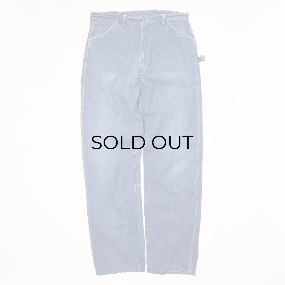 画像2: 80's DEE CEE DENIM PAINTER PANTS 【W35 x L35.5 程度】 (2)