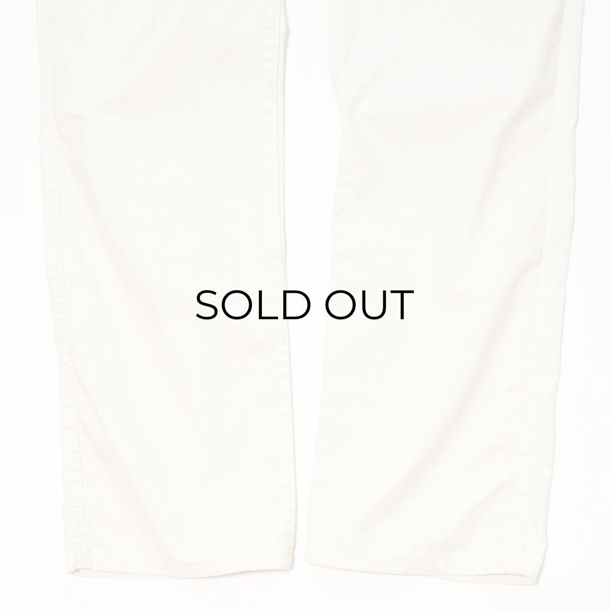 画像7: 80's LEVI'S 509 WHITE HOPSACK STRAIGHT PANTS "made in USA" 【W34 x L32 程度】 (7)