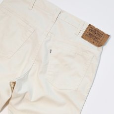 画像10: 80's LEVI'S 509 WHITE HOPSACK STRAIGHT PANTS "made in USA" 【W34 x L32 程度】 (10)