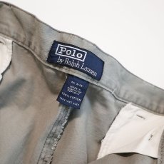 画像7: 90's Polo by Ralph Lauren "POLO CHINO" COTTON TWILL TUCK SHORTS【W37 程度】 (7)