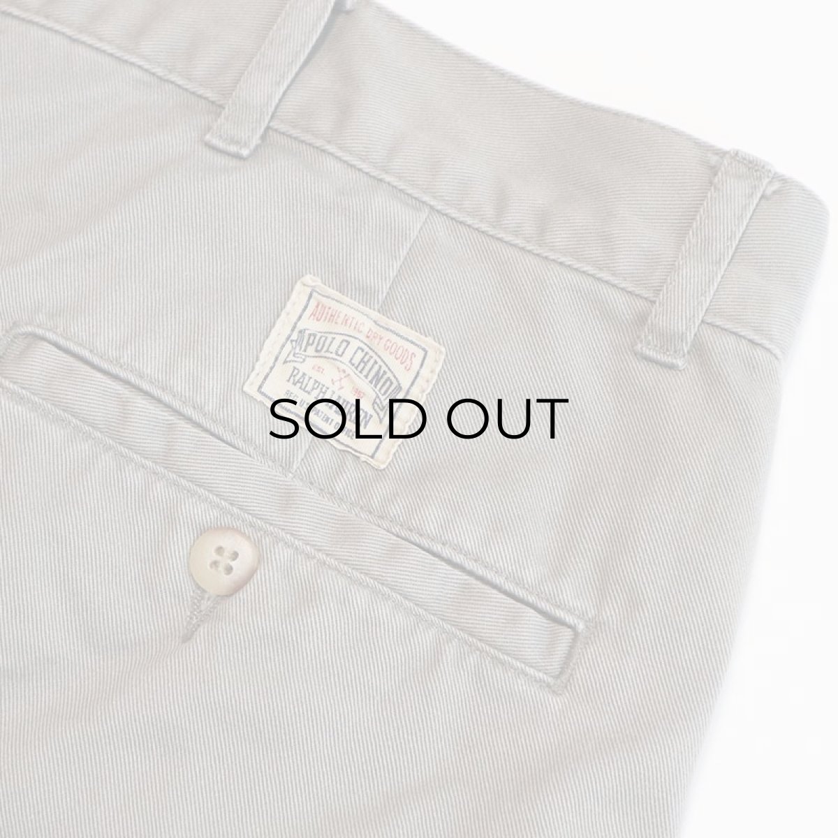 画像6: 90's Polo by Ralph Lauren "POLO CHINO" COTTON TWILL TUCK SHORTS【W37 程度】 (6)
