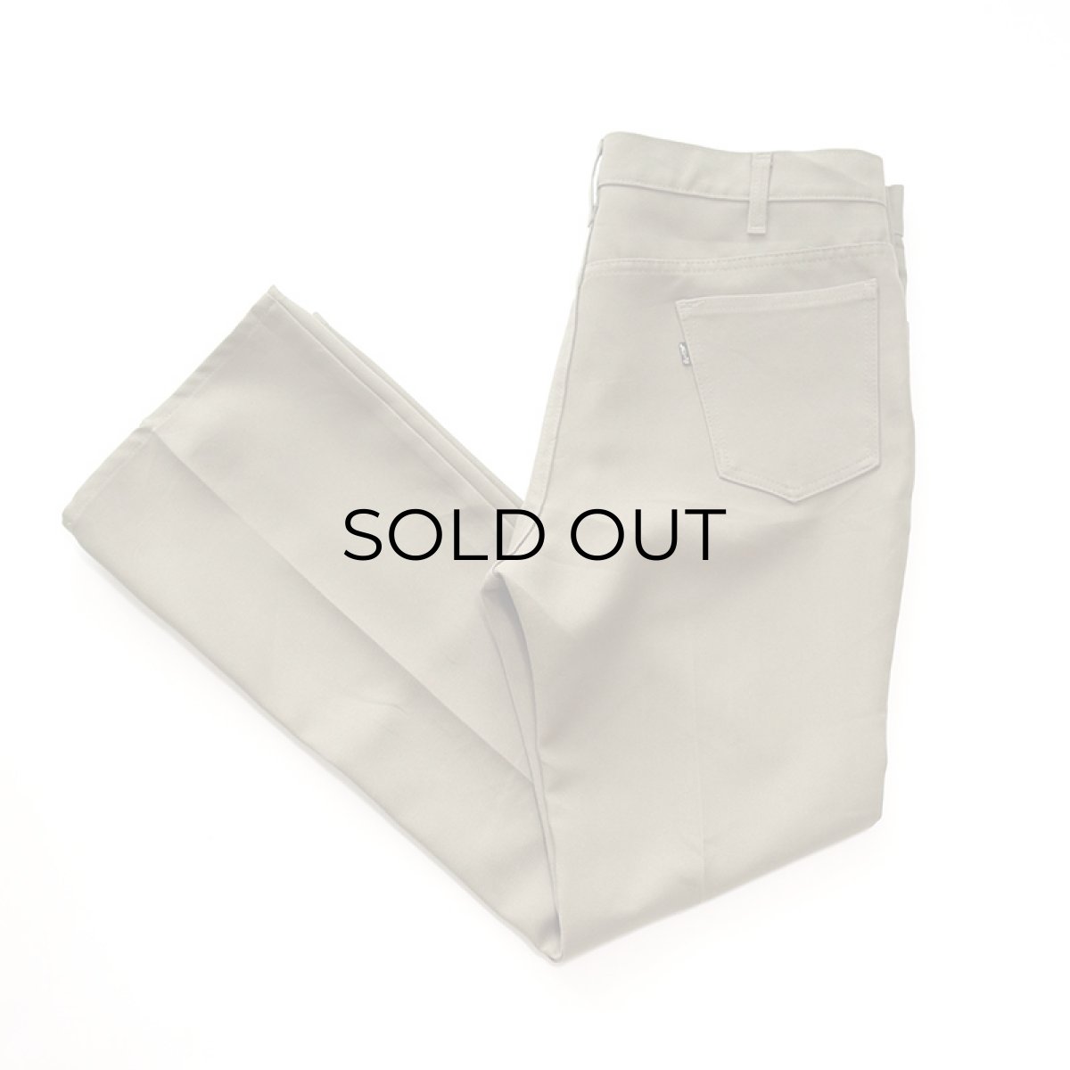 画像1: 80's LEVI'S 517 POLYESTER BOOTS CUT PANTS "made in USA" 【Size : W38 x L32 程度】 (1)