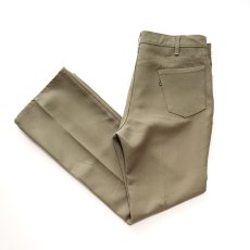 画像1: 80's LEVI'S 517 POLYESTER BOOTS CUT PANTS "made in USA" 【Size : W38 x L32 程度】 (1)