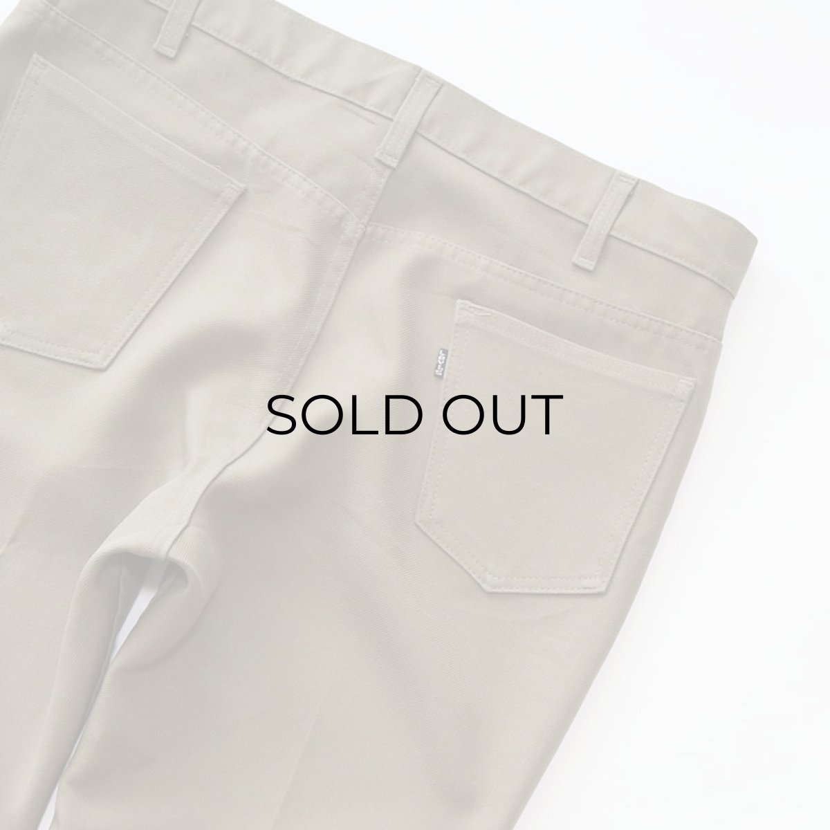 画像6: 80's LEVI'S 517 POLYESTER BOOTS CUT PANTS "made in USA" 【Size : W38 x L32 程度】 (6)