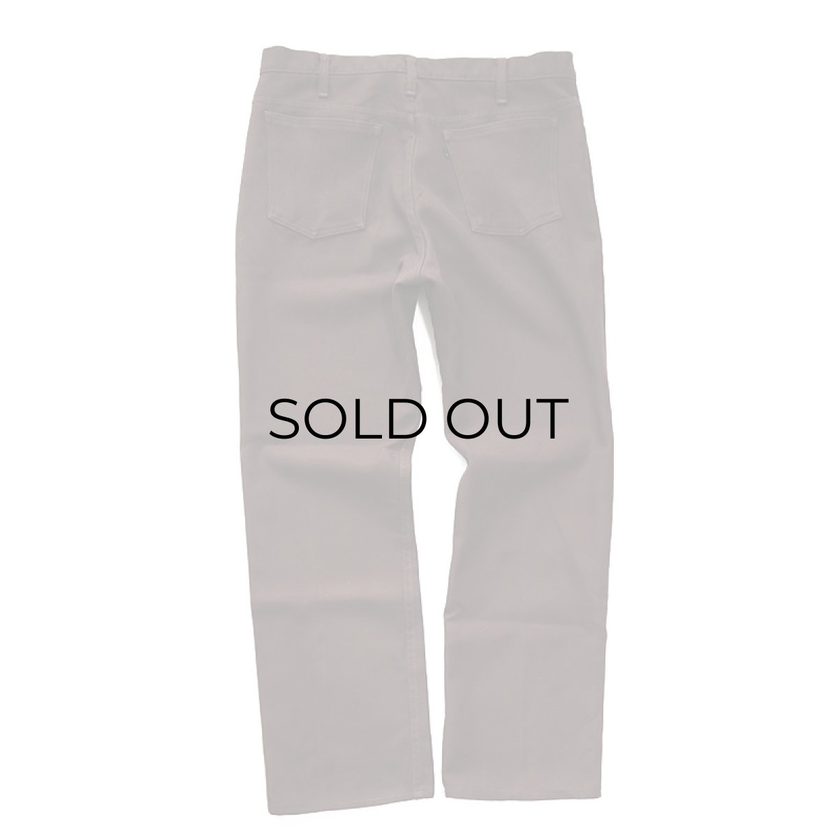 画像3: 80's LEVI'S 517 POLYESTER BOOTS CUT PANTS "made in USA" 【Size : W36 x L30 程度】 (3)