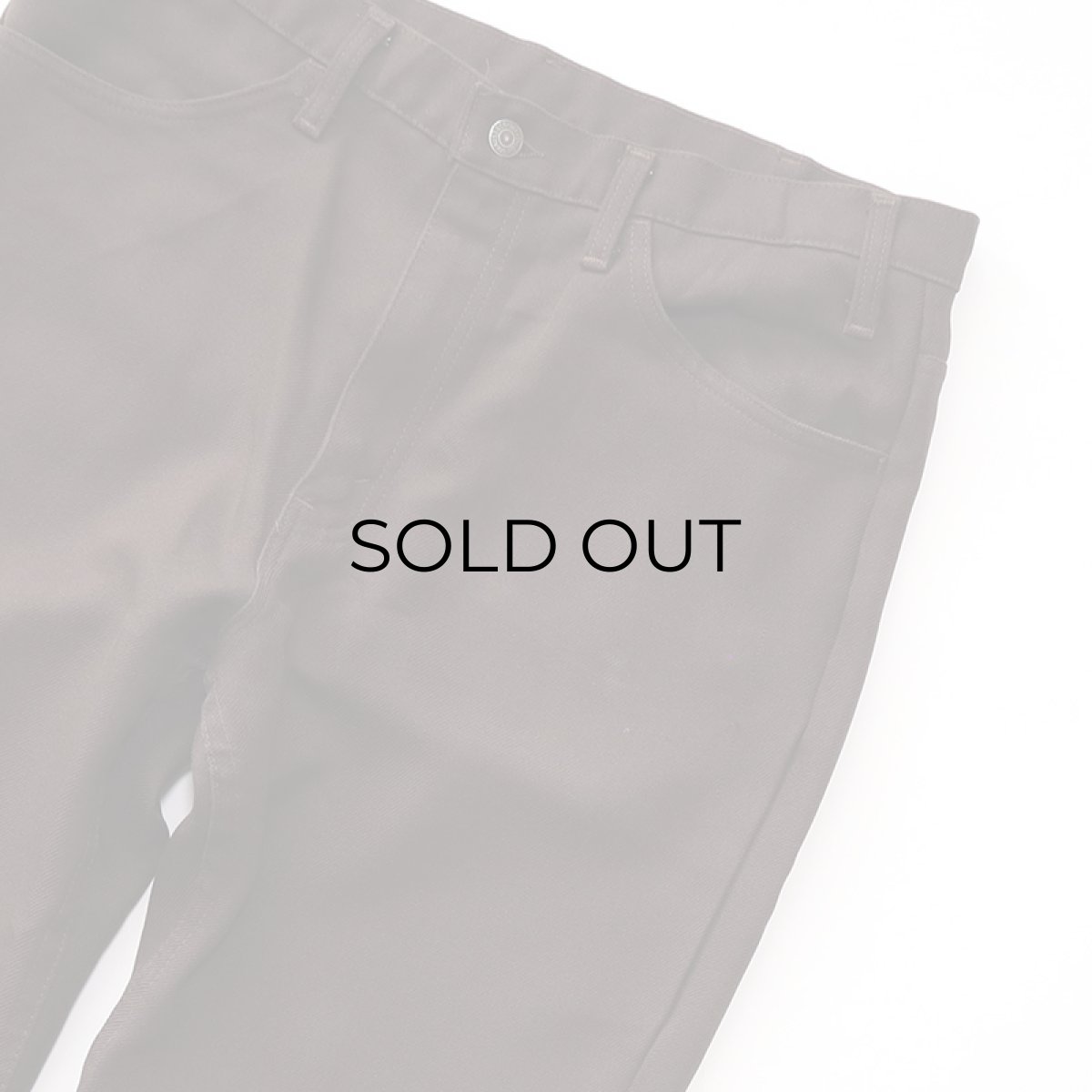 画像4: 80's LEVI'S 517 POLYESTER BOOTS CUT PANTS "made in USA" 【Size : W36 x L30 程度】 (4)