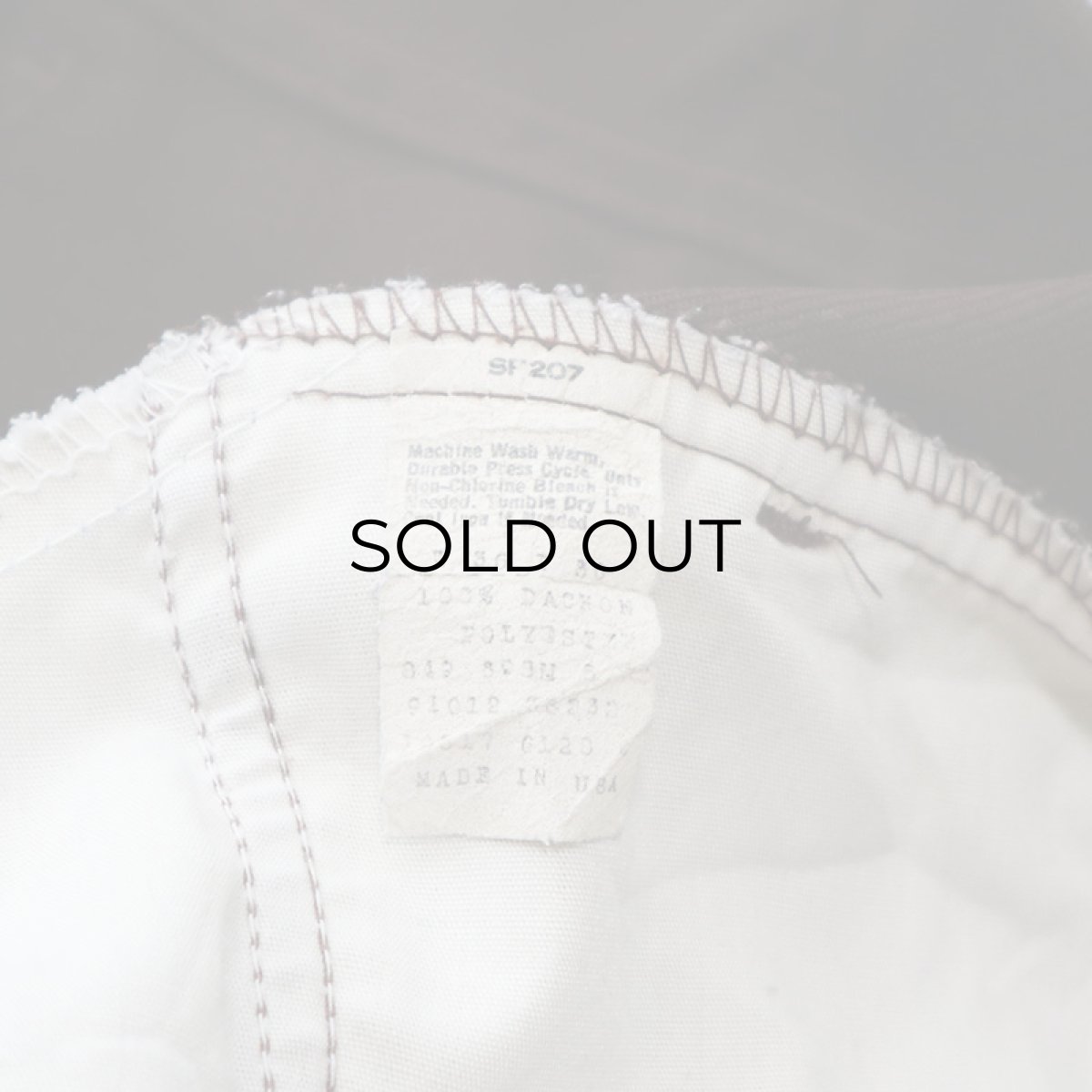 画像9: 80's LEVI'S 517 POLYESTER BOOTS CUT PANTS "made in USA" 【Size : W36 x L30 程度】 (9)