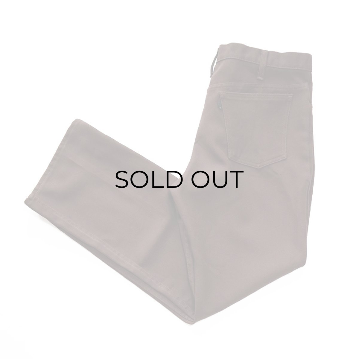 画像1: 80's LEVI'S 517 POLYESTER BOOTS CUT PANTS "made in USA" 【Size : W36 x L30 程度】 (1)