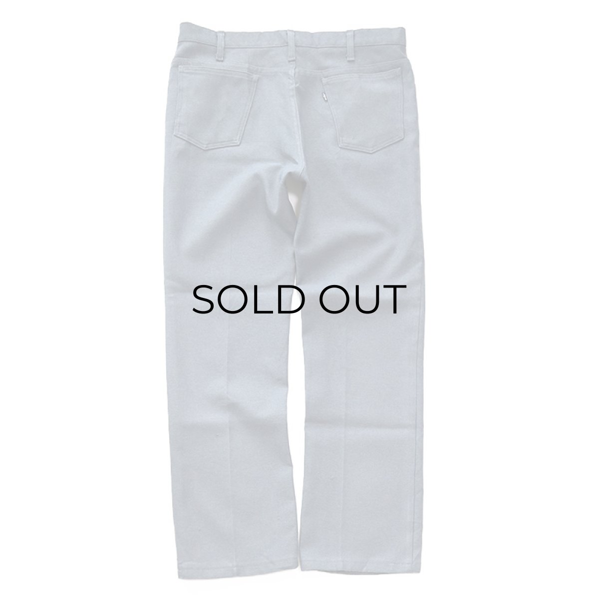 画像3: 〜90's LEVI'S 517 POLYESTER BOOTS CUT PANTS "made in USA" 【Size : W35 x L30.5 程度】 (3)