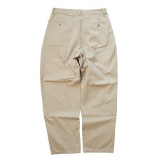 画像2: 〜90's Polo by Ralph Lauren "POLO CHINO" COTTON TWILL TUCK PANTS "MADE IN USA"【W33 x L32 程度】 (2)