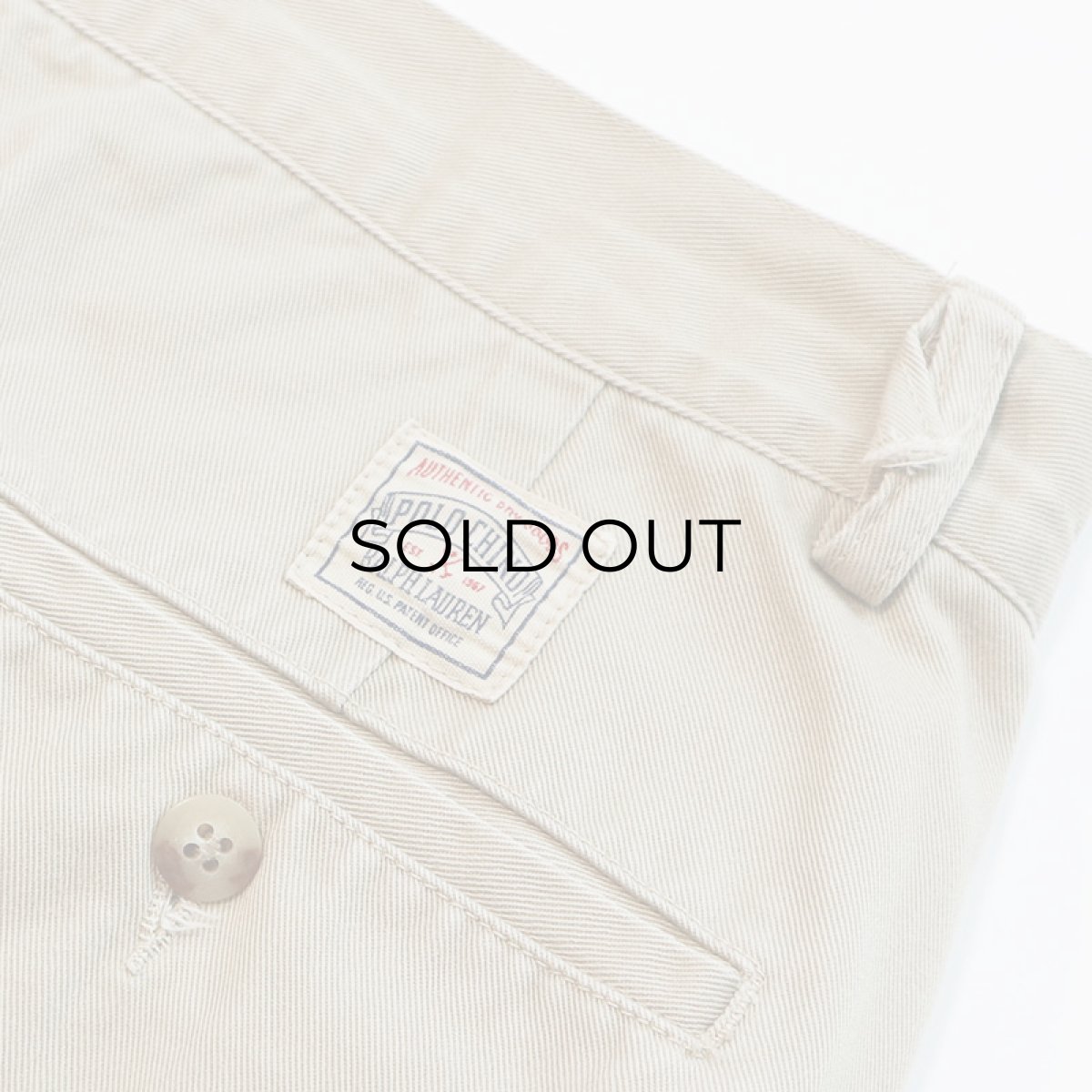 画像6: 〜90's Polo by Ralph Lauren "POLO CHINO" COTTON TWILL TUCK PANTS "MADE IN USA"【W33 x L32 程度】 (6)