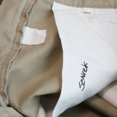 画像8: 80's UNKNOWN BRAND COTTON TWILL TUCK PANTS【W31 x L30 程度】 (8)