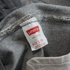 画像8: LEVI'S 501 GRAY DENIM PANTS "made in USA" 【W33 x L32 程度】 (8)