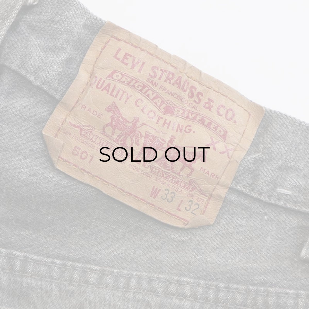 画像7: LEVI'S 501 GRAY DENIM PANTS "made in USA" 【W33 x L32 程度】 (7)