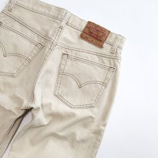 画像6: LEVI'S 501 BEIGE DENIM PANTS "made in USA" 【W31 x L29 程度】 (6)