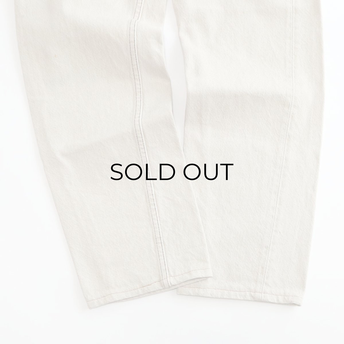 画像5: LEVI'S 501 BEIGE DENIM PANTS "made in USA" 【W31 x L29 程度】 (5)