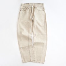 画像2: LEVI'S 501 BEIGE DENIM PANTS "made in USA" 【W31 x L29 程度】 (2)