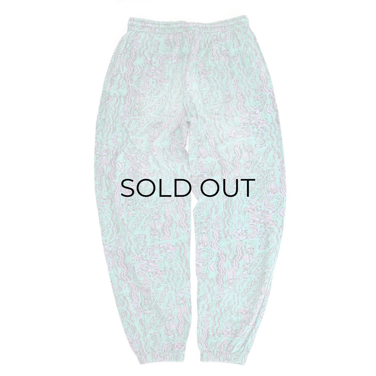 画像4: 80's PACIFIC MOTION COTTON ALL OVER PATTERN EASY BEACH PANTS (4)