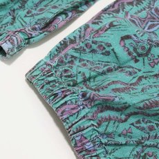 画像7: 80's PACIFIC MOTION COTTON ALL OVER PATTERN EASY BEACH PANTS (7)