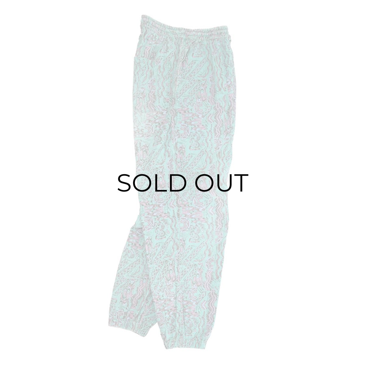 画像3: 80's PACIFIC MOTION COTTON ALL OVER PATTERN EASY BEACH PANTS (3)