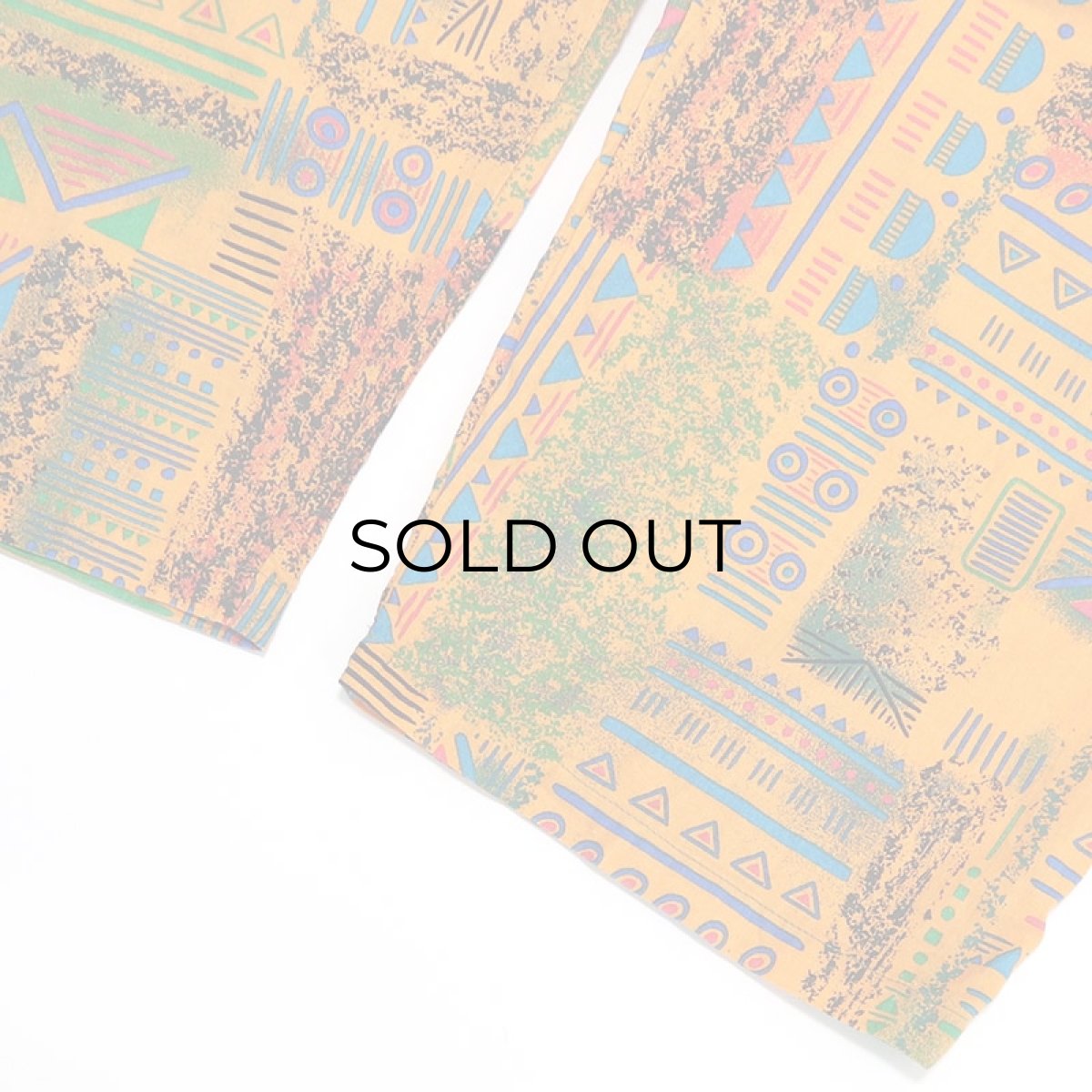 画像7: 80's LE SAINT INTERNATIONAL COTTON ALL OVER PATTERN EASY BEACH PANTS (7)