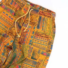 画像5: 80's LE SAINT INTERNATIONAL COTTON ALL OVER PATTERN EASY BEACH PANTS (5)