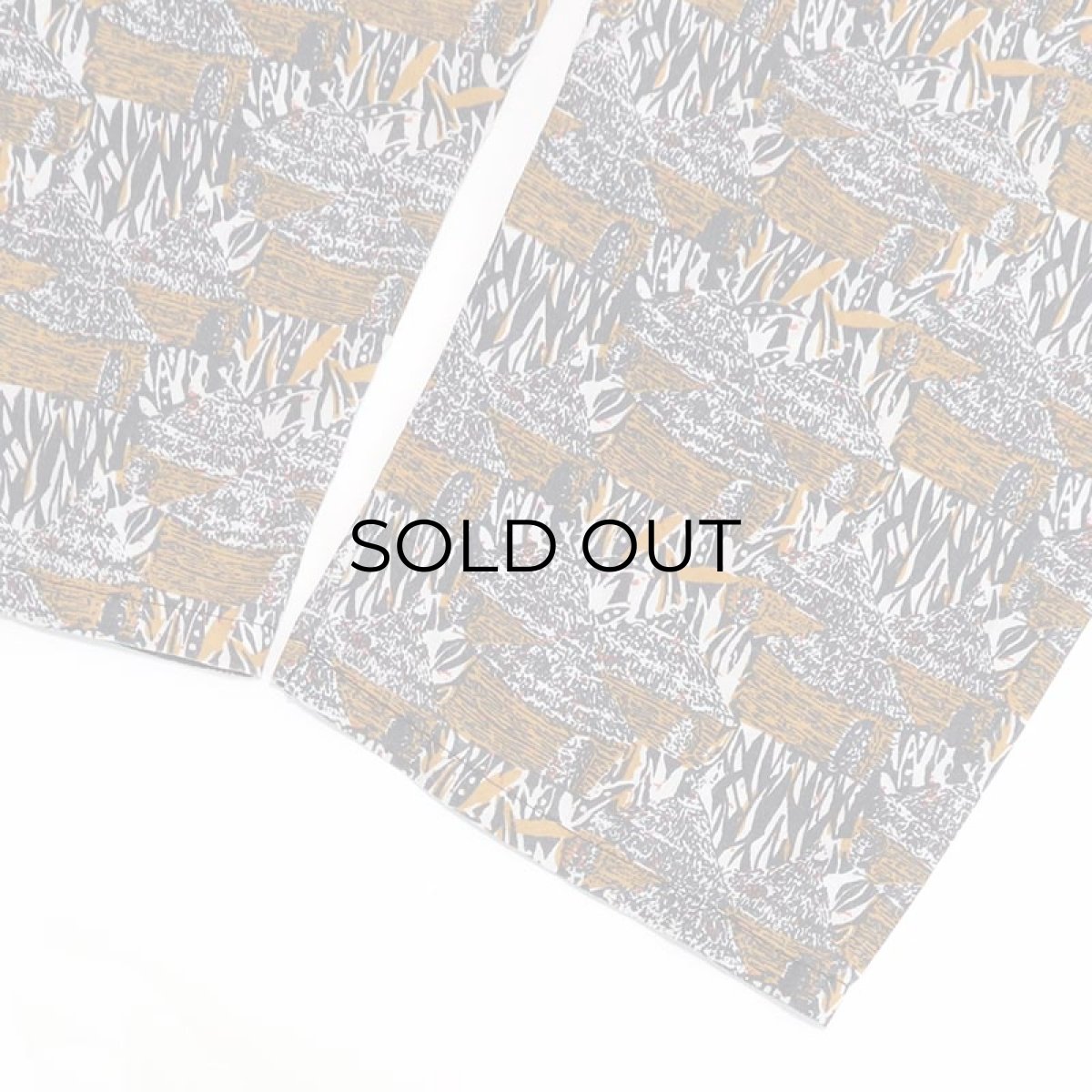 画像7: 80's LONDON WAX PRINTED COTTON ALL OVER PATTERN EASY BEACH PANTS (7)