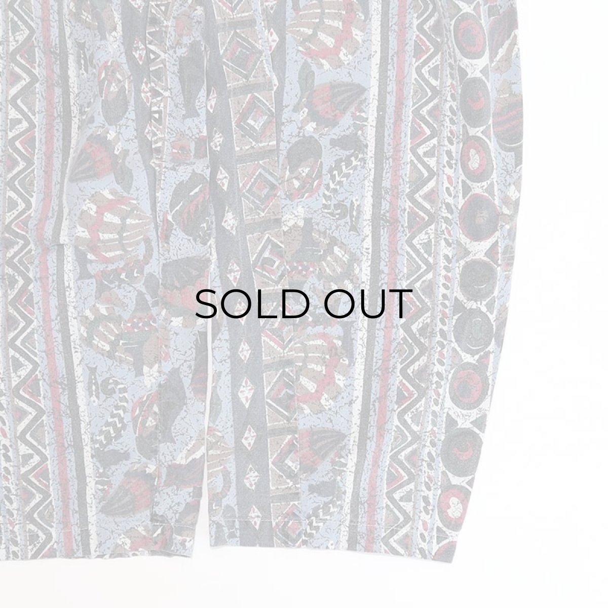 画像6: 80's CHALLENGER COTTON ALL OVER PATTERN EASY BEACH PANTS (6)