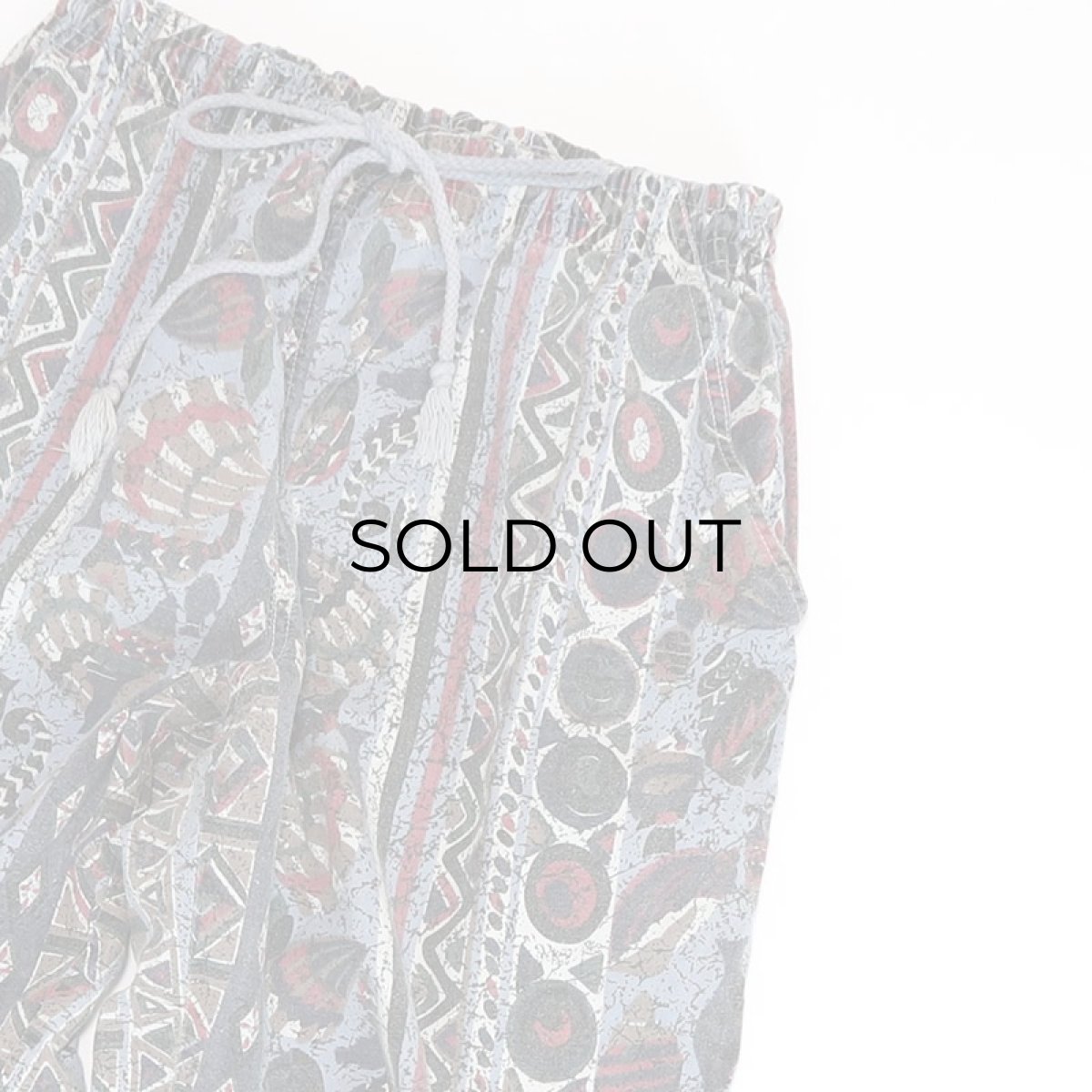 画像5: 80's CHALLENGER COTTON ALL OVER PATTERN EASY BEACH PANTS (5)