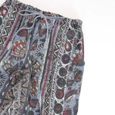 画像5: 80's CHALLENGER COTTON ALL OVER PATTERN EASY BEACH PANTS (5)