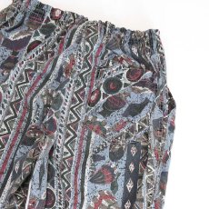 画像8: 80's CHALLENGER COTTON ALL OVER PATTERN EASY BEACH PANTS (8)