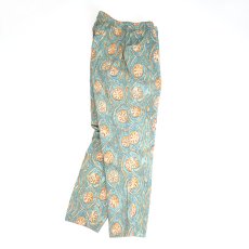 画像3: 80's OXBOW COTTON ALL OVER PATTERN EASY BEACH PANTS "MADE IN FRANCE" (3)