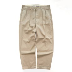 画像1: 90's Polo by Ralph Lauren "POLO CHINO" COTTON TWILL TUCK PANTS "MADE IN CANADA"【W36 x L29.5 程度】 (1)