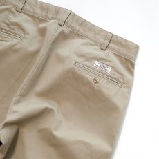 画像6: 90's Polo by Ralph Lauren "POLO CHINO" COTTON TWILL TUCK PANTS "MADE IN CANADA"【W36 x L29.5 程度】 (6)