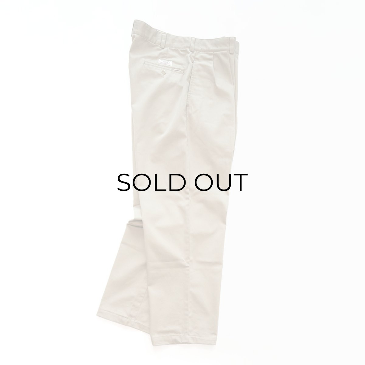 画像2: 90's Polo by Ralph Lauren "POLO CHINO" COTTON TWILL TUCK PANTS "MADE IN CANADA"【W36 x L29.5 程度】 (2)