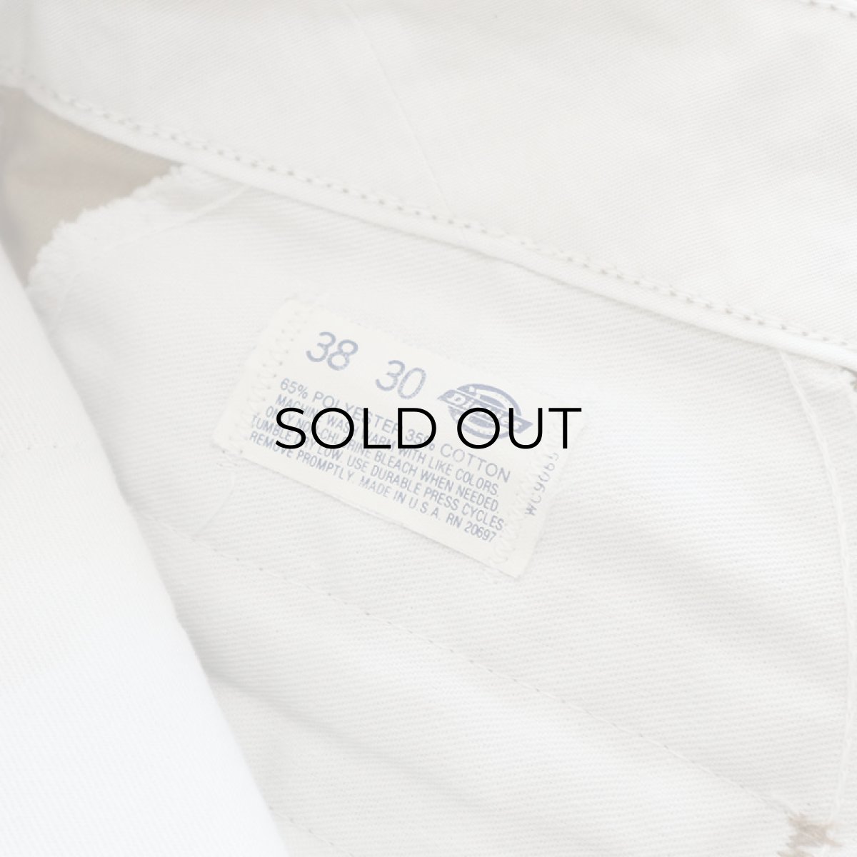 画像10: 80's Dickies 874 TWILL WORK PANTS "MADE IN USA"【W38 x L25.5 程度】 (10)