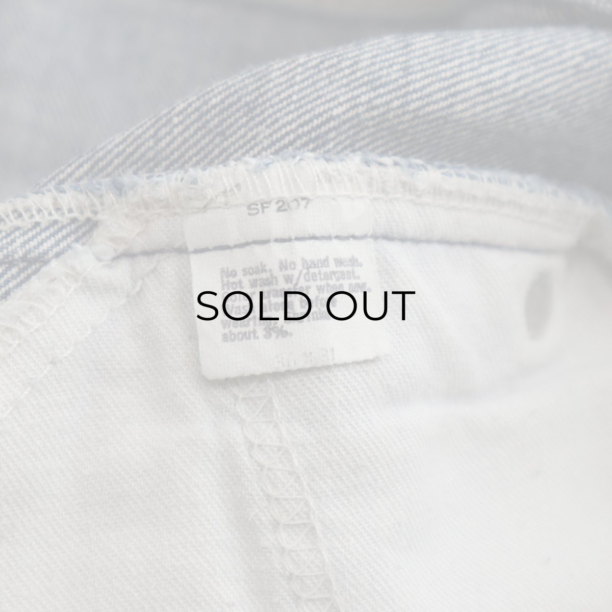 画像10: LEVI'S 505 DENIM PANTS "made in USA" 【W36 x L31 程度】 (10)