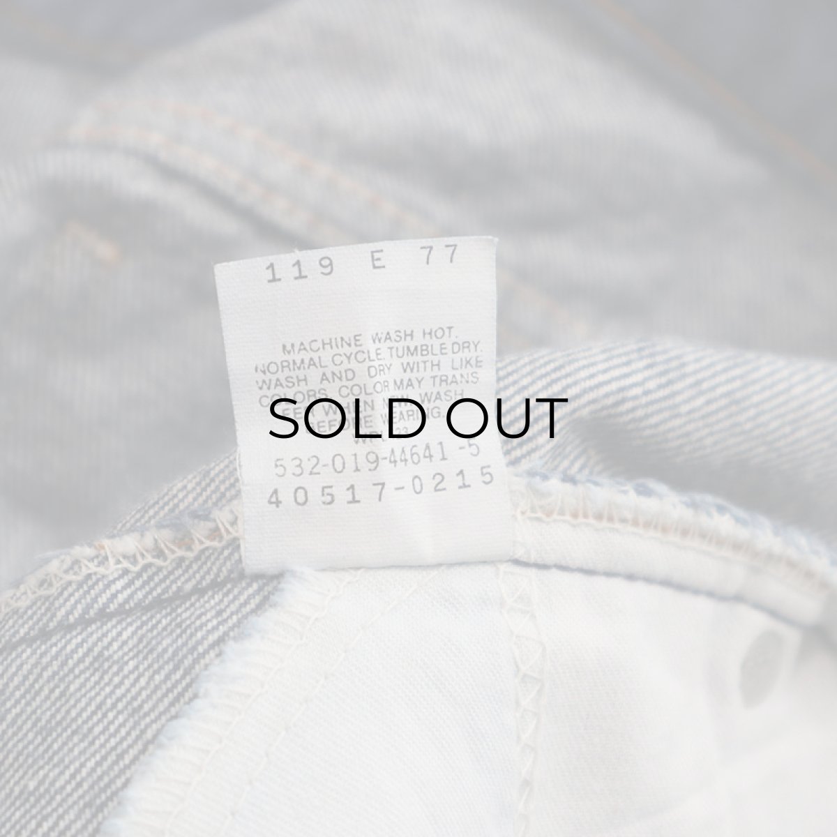 画像9: LEVI'S 517 DENIM BOOTS CUT PANTS "made in USA" 【W36 x L34 程度】 (9)